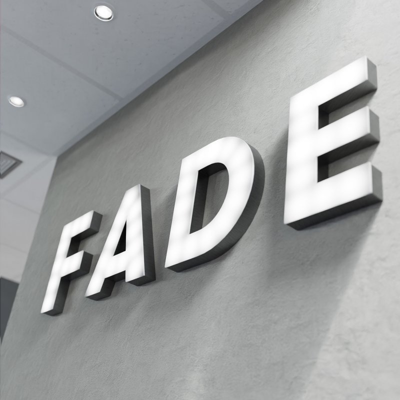 Facelit Illuminated Letters Logo
