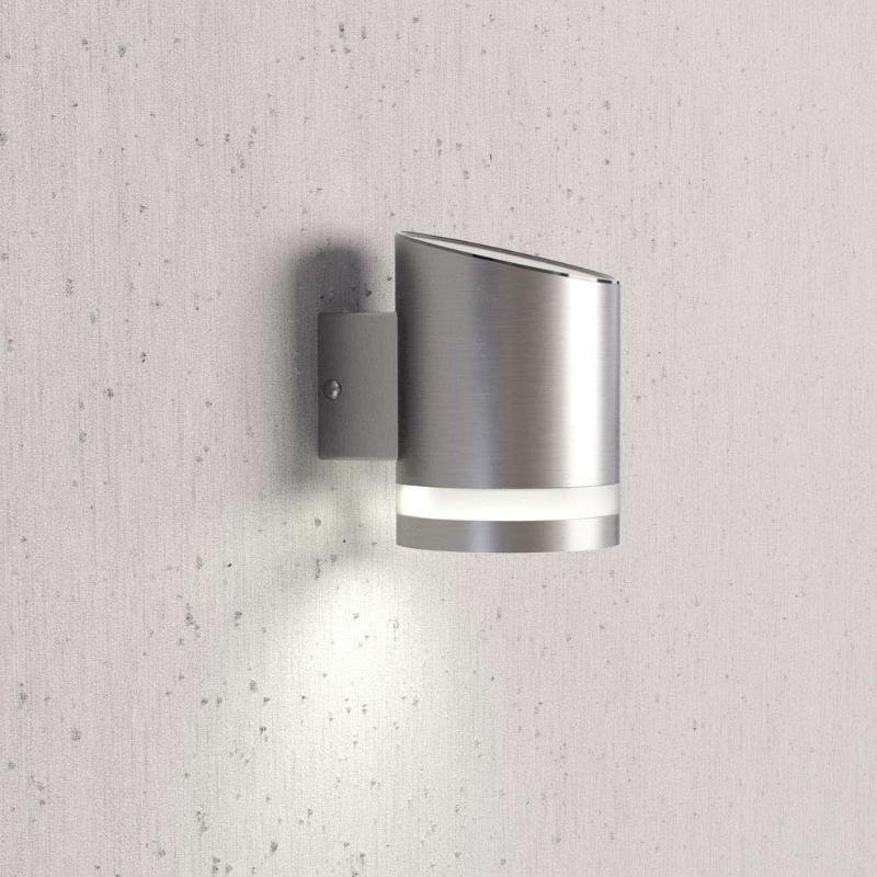 Truro Solar Wall Light - Silver