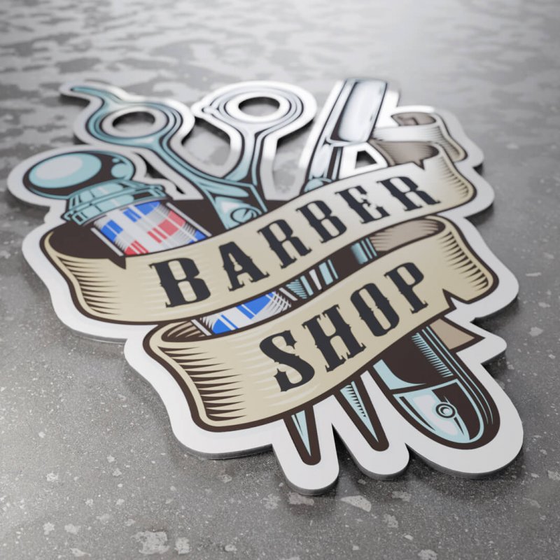 aluminium printed cut to shape
