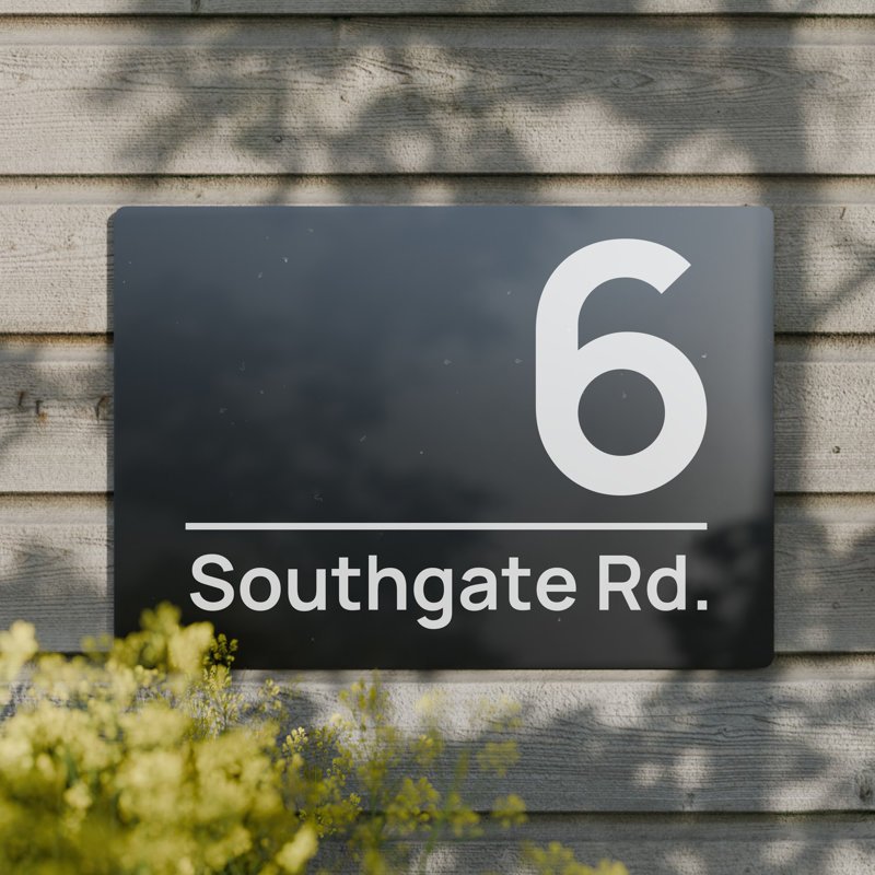 Southgate (Almost) Celebratory House Sign