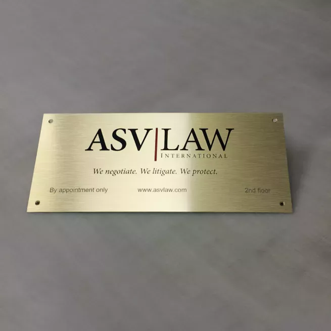 Door & Desk Signs Signage example 2