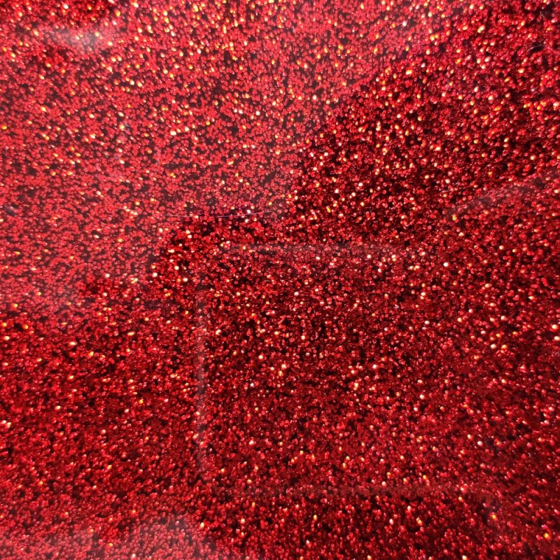 Red Glitter Sign Cut Acrylic