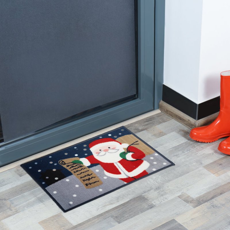 Santa Christmas Doormat