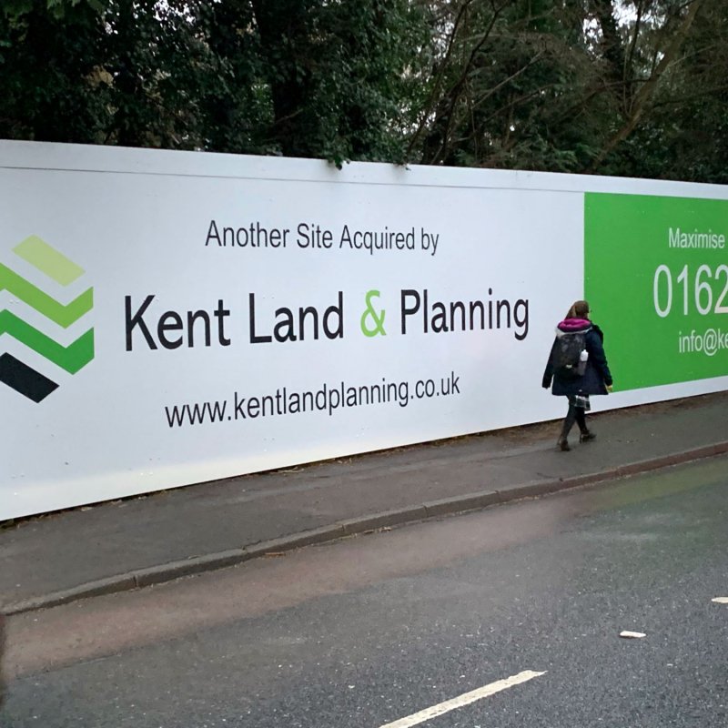 Printed Hoarding Board &amp Anti Graffiti Protection