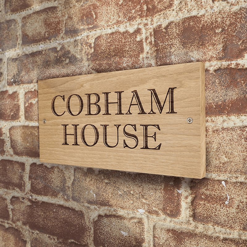 House Signs & Numbers | 80+ Plaques from £7 with UK Delivery