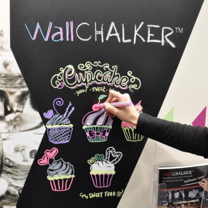 Chalkboard Wall Wrap Mactac WallCHALKER live preview