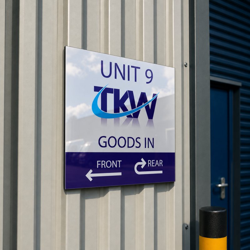 Aluminium Sign & Anti-Graffiti Laminate