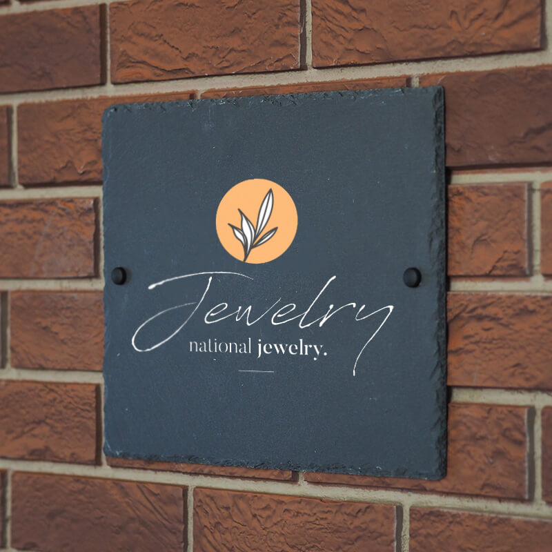 Slate Printed Logo Edge