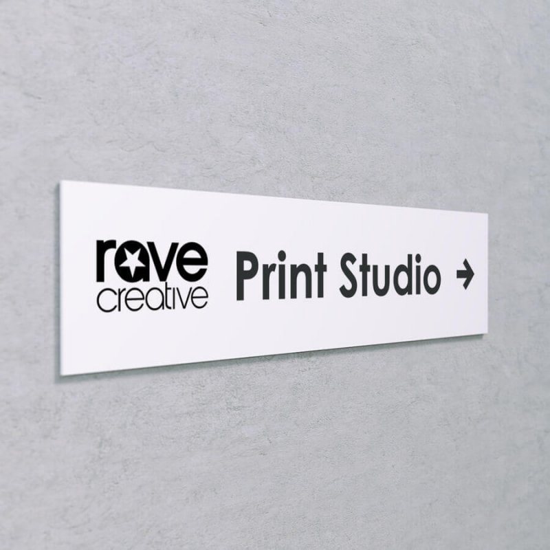 Acrylic Wayfinding Sign Acrylic Signs UK Sign Shop
