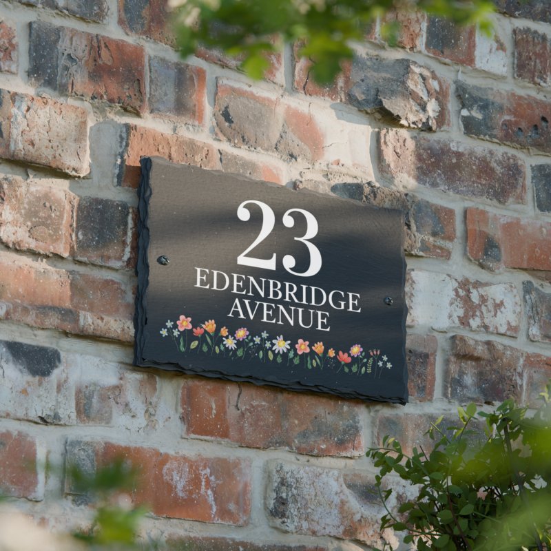 Slate House Signs | 30+ Designs inc Engraved from £12.99