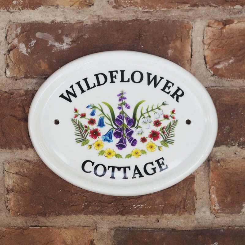 Ceramic House Signs | UK Ceramic House Number Plaques