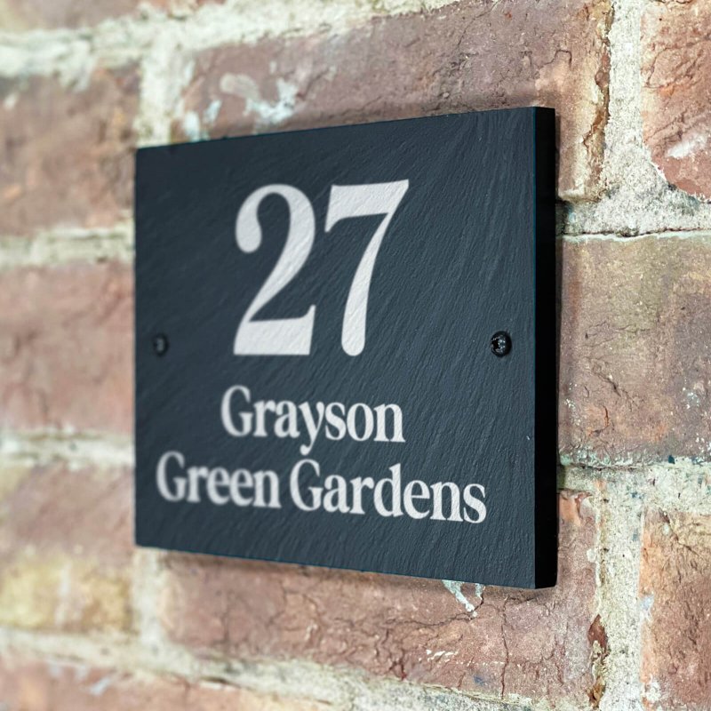 House Signs & Numbers | 80+ Plaques from £7 with UK Delivery