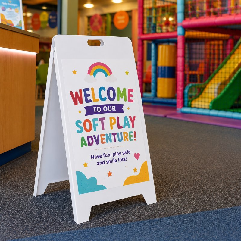 Budget Plastic Folding A-Board
