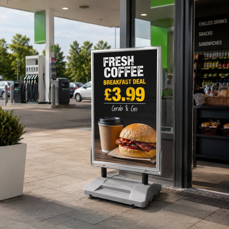 Giant Outdoor Pavement Sign Consul