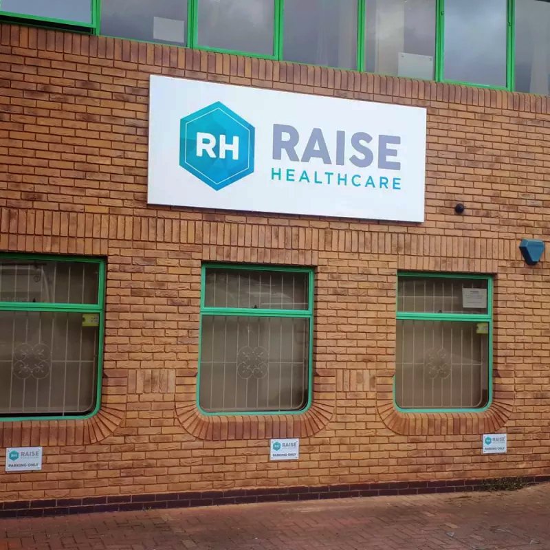 Aluminium Tray Sign Printed