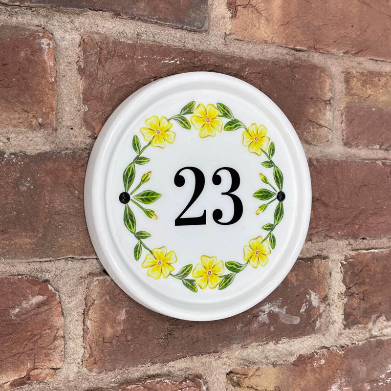 Ceramic House Signs | UK Ceramic House Number Plaques