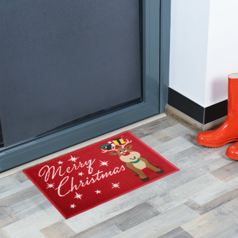 Reindeer Merry Christmas Doormat