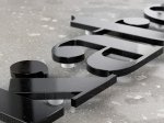 Black or White Acrylic 3D Logo Sign