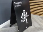 Painted Wooden A-Board Sign