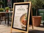 Wooden A-Board Snap Frame