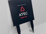 Commercial Spike Sign