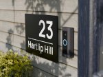 Hartlip Anthracite Aluminium Sign