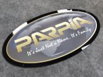Printed Glossy Black Acrylic Sign Cut To Shape