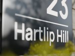 Hartlip Anthracite Aluminium Sign