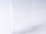 Acrylic free-standing sneeze guards for counter staff