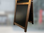 Header Chalk A-Board Wooden
