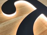 Edge Lit Illuminated Letters Logo