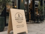 Wooden A-Board Sign
