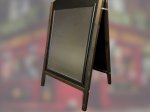 Wooden Chalk A-Board Snap Frame Curved