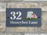 Honeybee Slate Sign