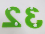 Acrylic Cut Numbers