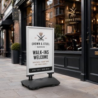 Outdoor Pavement Sign Consul