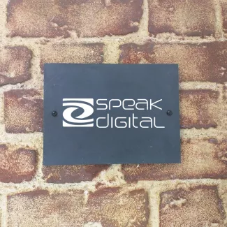 Logo on Slate