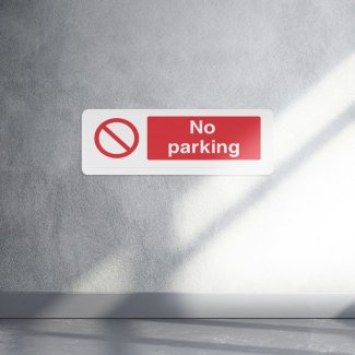 No parking sign - landscape
