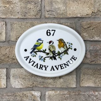 Aviary Bird Sign