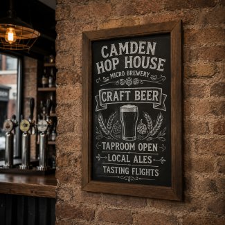 Framed Chalkboard Wall Board Blank