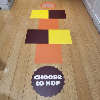 Printed Floor Graphic R11 Rated