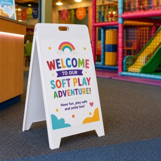 Budget Plastic Folding A-Board