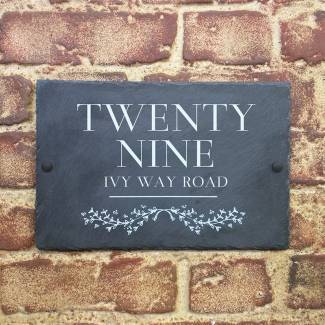 Slate House Signs 24 Designs Inc Engraved From 12 99