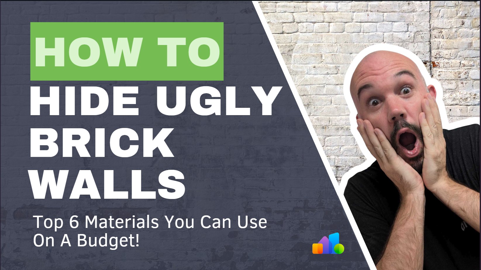 How To Cover An Ugly Brick Wall